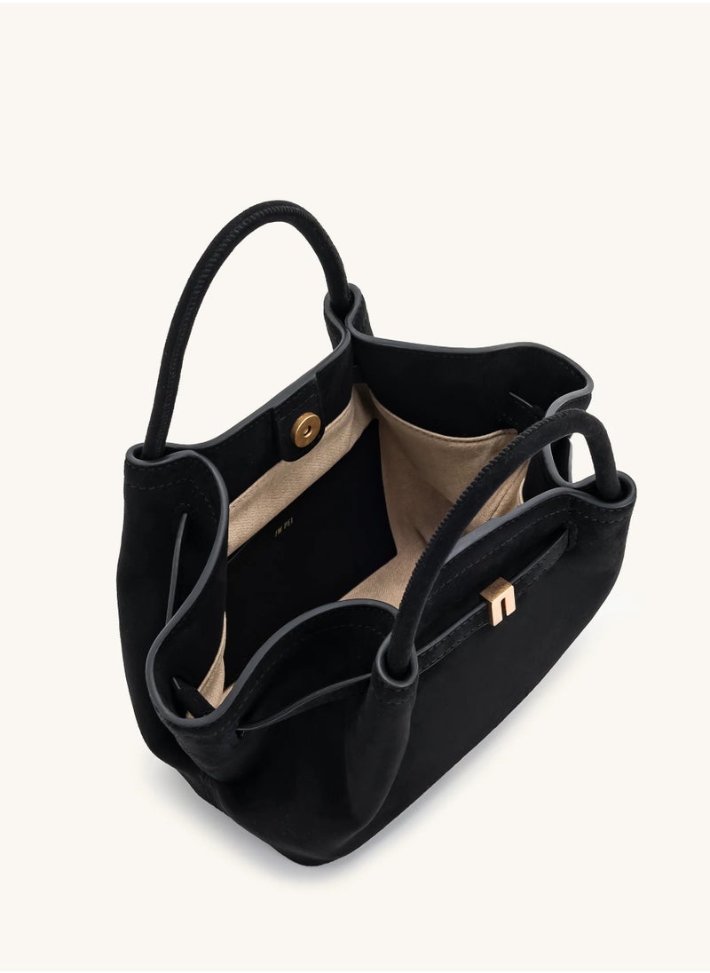 PEI Hana Mini Faux Suede Tote Black