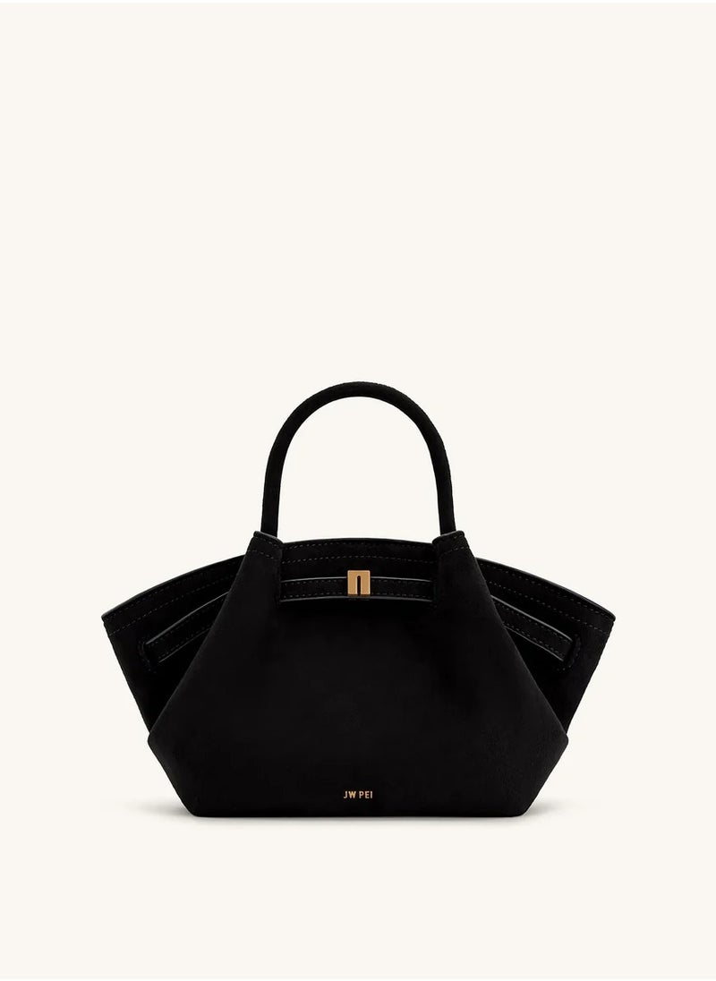 PEI Hana Mini Faux Suede Tote Black