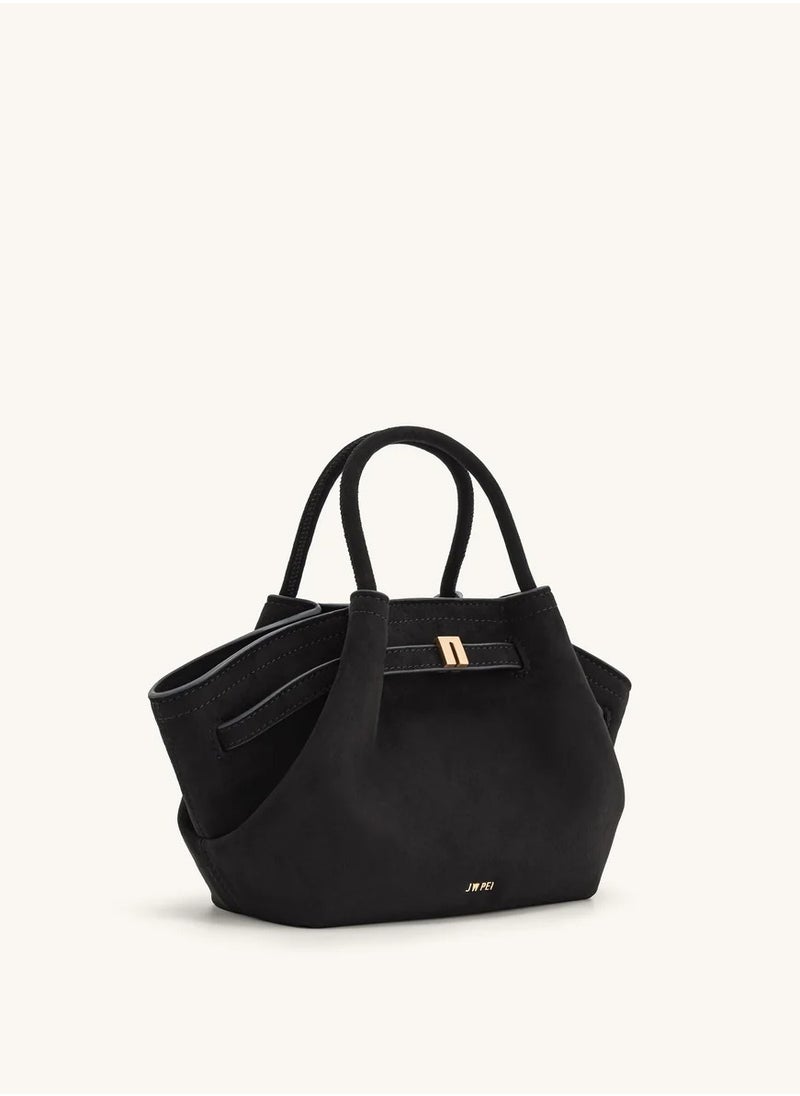 PEI Hana Mini Faux Suede Tote Black