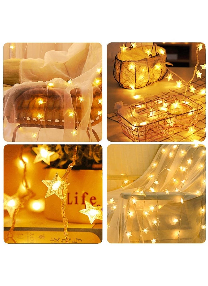 Starlight Warm Color LED Decorative Light String 10m 100 Lights [USB Type + Remote Control]