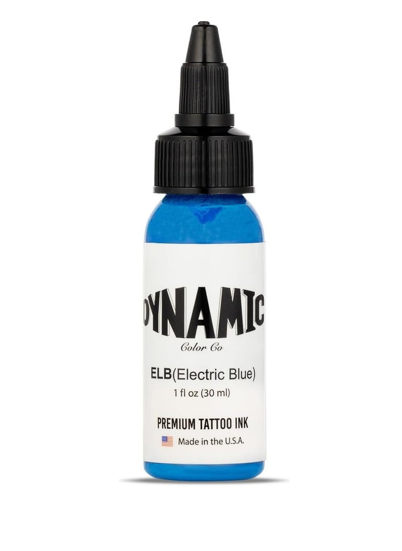 Dynamic Electric Blue Tattoo Ink Bottle 1oz