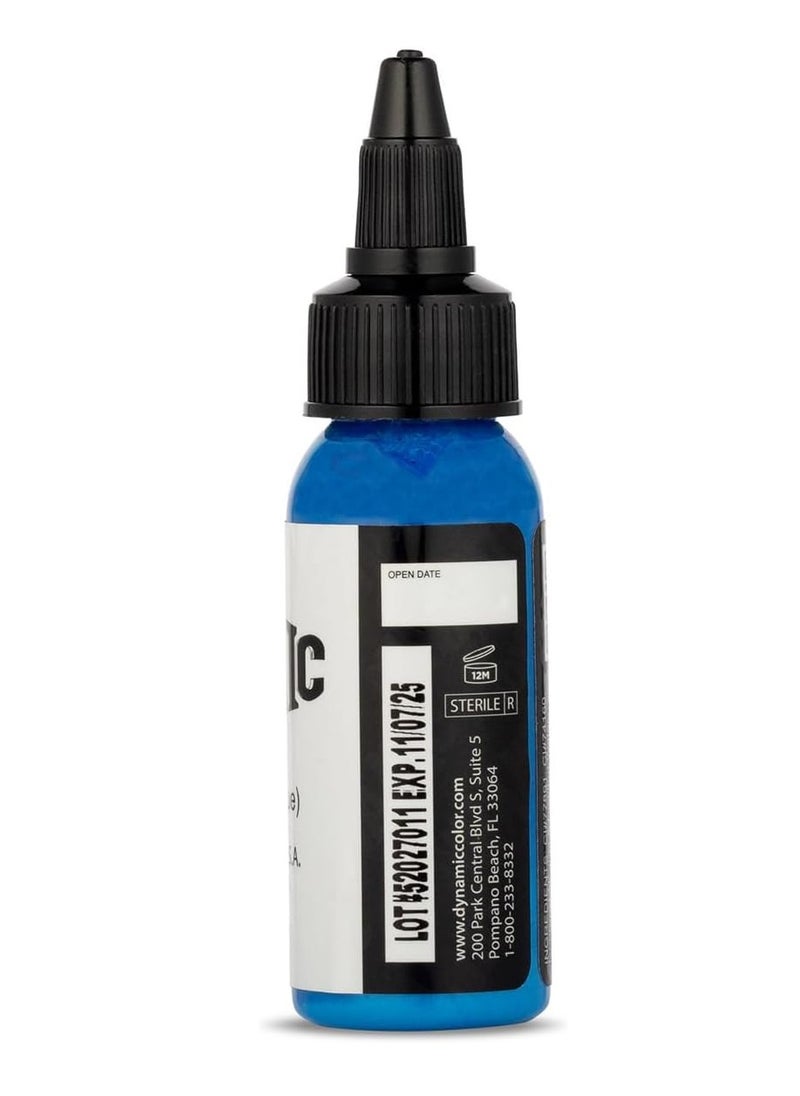 Dynamic Electric Blue Tattoo Ink Bottle 1oz