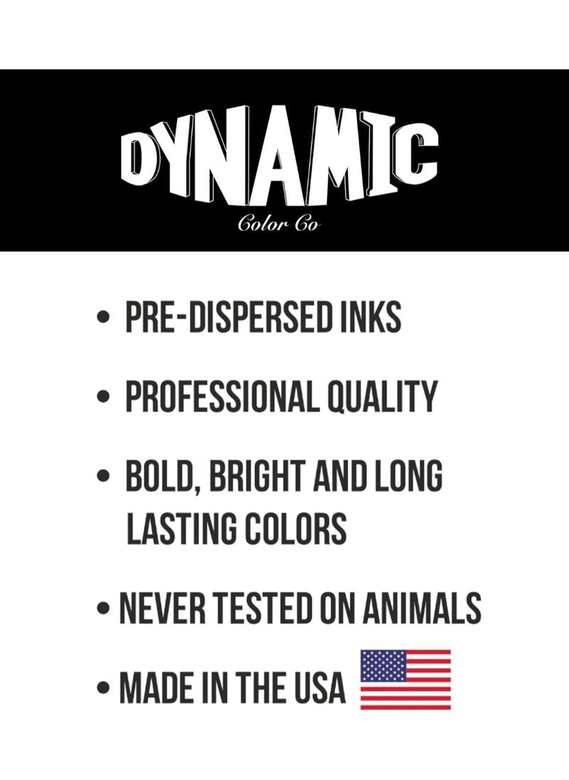 Dynamic Color Co. - Leaf Green Color Tattoo Ink, Long Lasting Vivid Color, Sterilized, Made in USA, Since 1990 (1 oz Bottle)