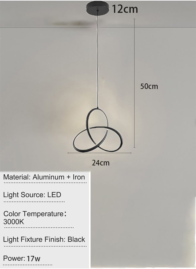 LED Pendant Light 17W Modern Chandelier Lighting Fixture Hanging Lamp