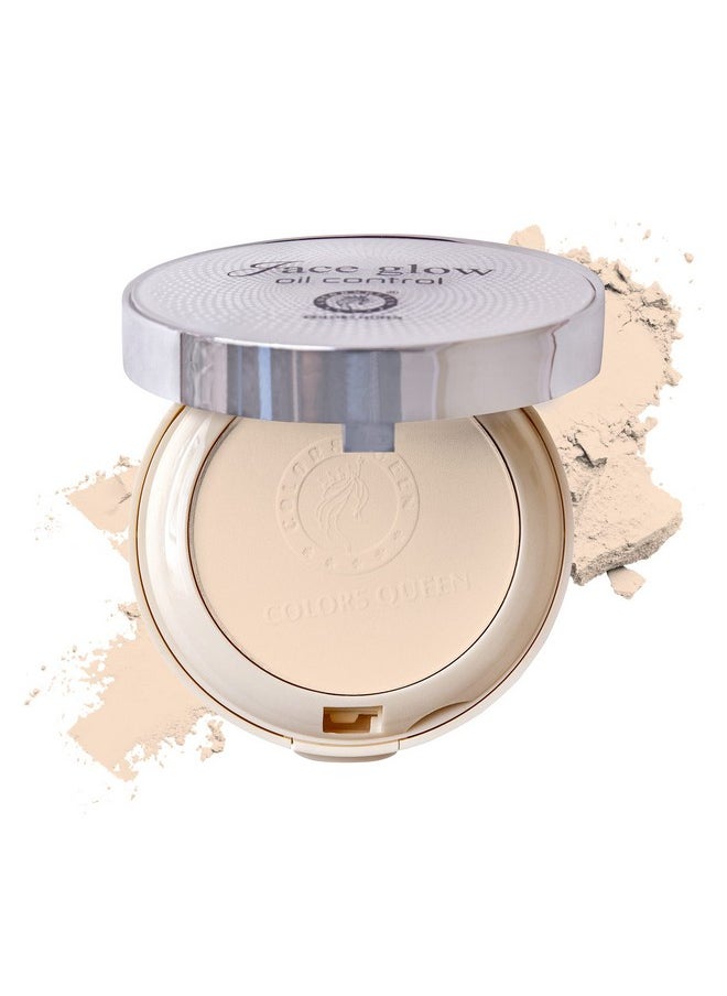 Oil Control Compact Powder | Lightweight Face Compact For Women With Spf-15 To Protect Skin From Uv Rays | Pore Minimizing, Easily Blends Pressed Powder For All Skin Types (Ivory)