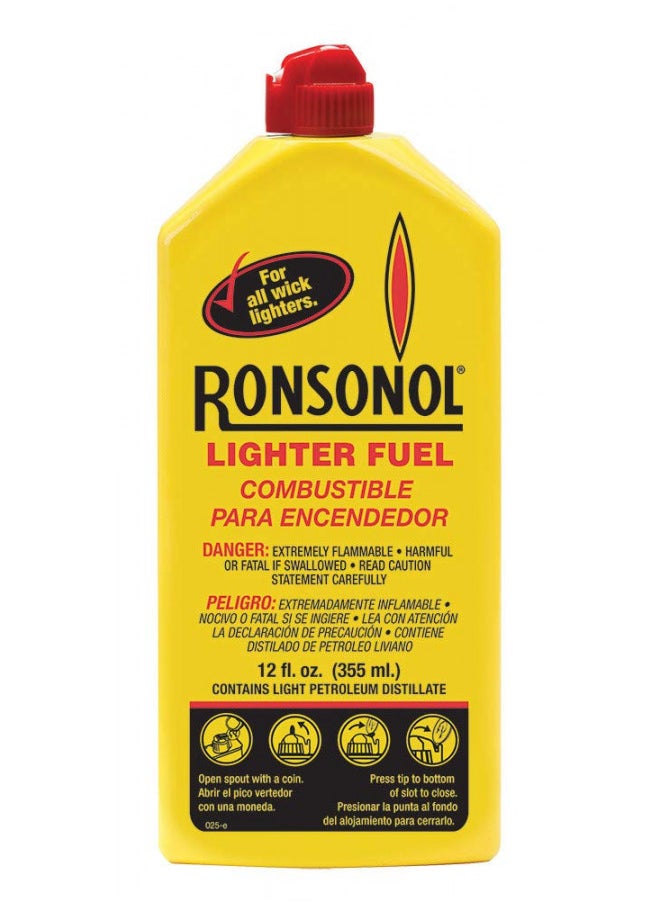 Ronson 12 Ounce Ronsonol Lighter Fuel , Yellow