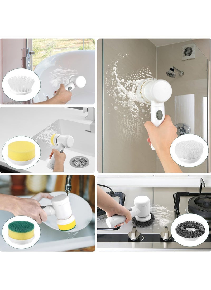 Explosive electric cleaning brush, kitchen and bathroom multifunctional electric cleaner