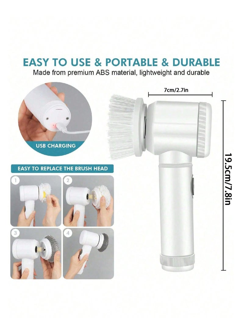 Explosive electric cleaning brush, kitchen and bathroom multifunctional electric cleaner