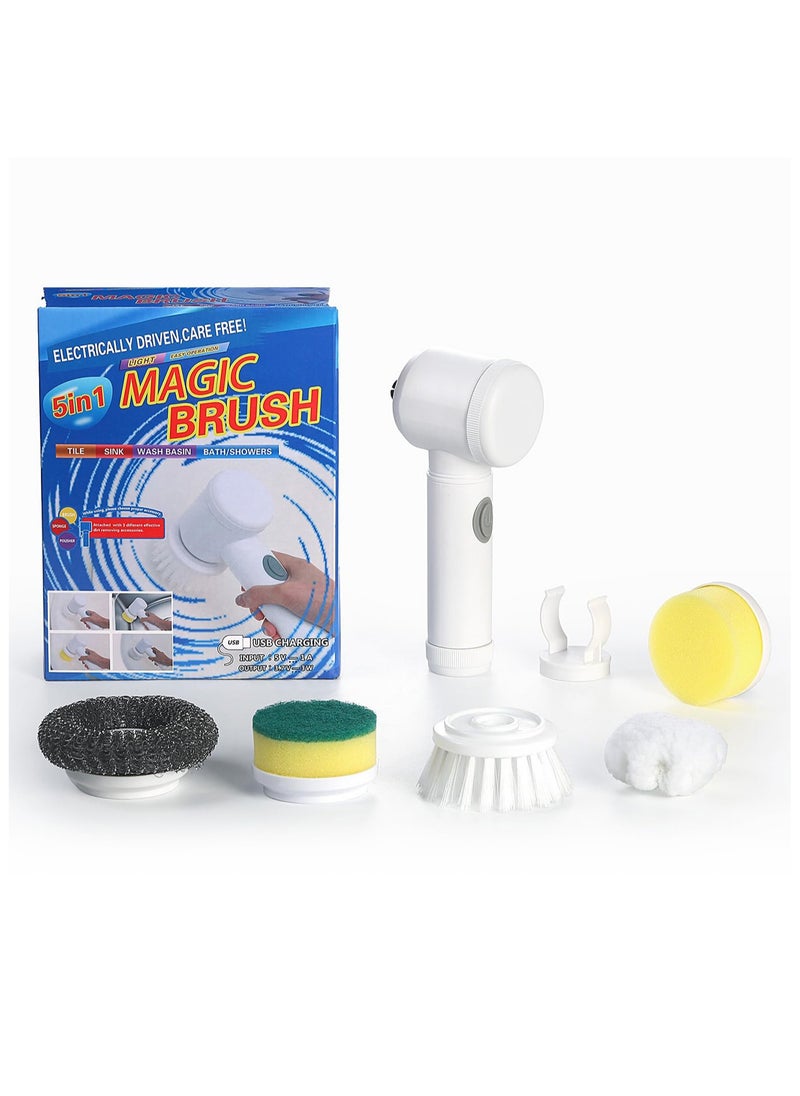 Explosive electric cleaning brush, kitchen and bathroom multifunctional electric cleaner