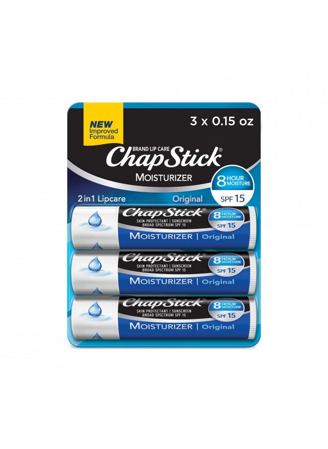 Chapstick Lip Tube (Pack of 3)