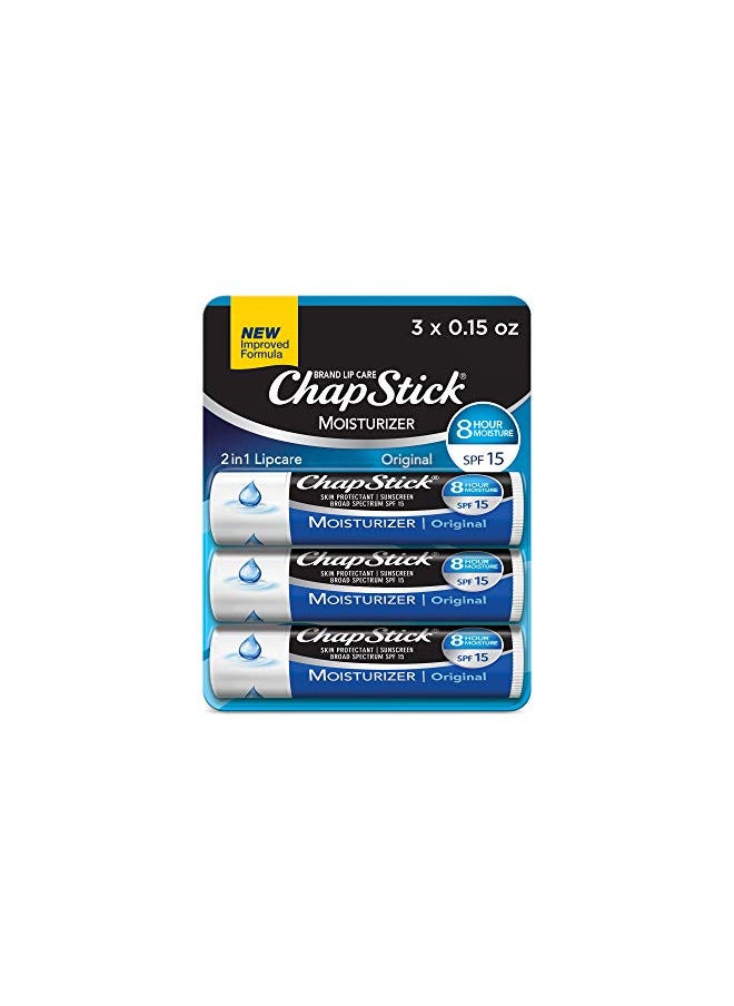 Chapstick Lip Tube (Pack of 3)