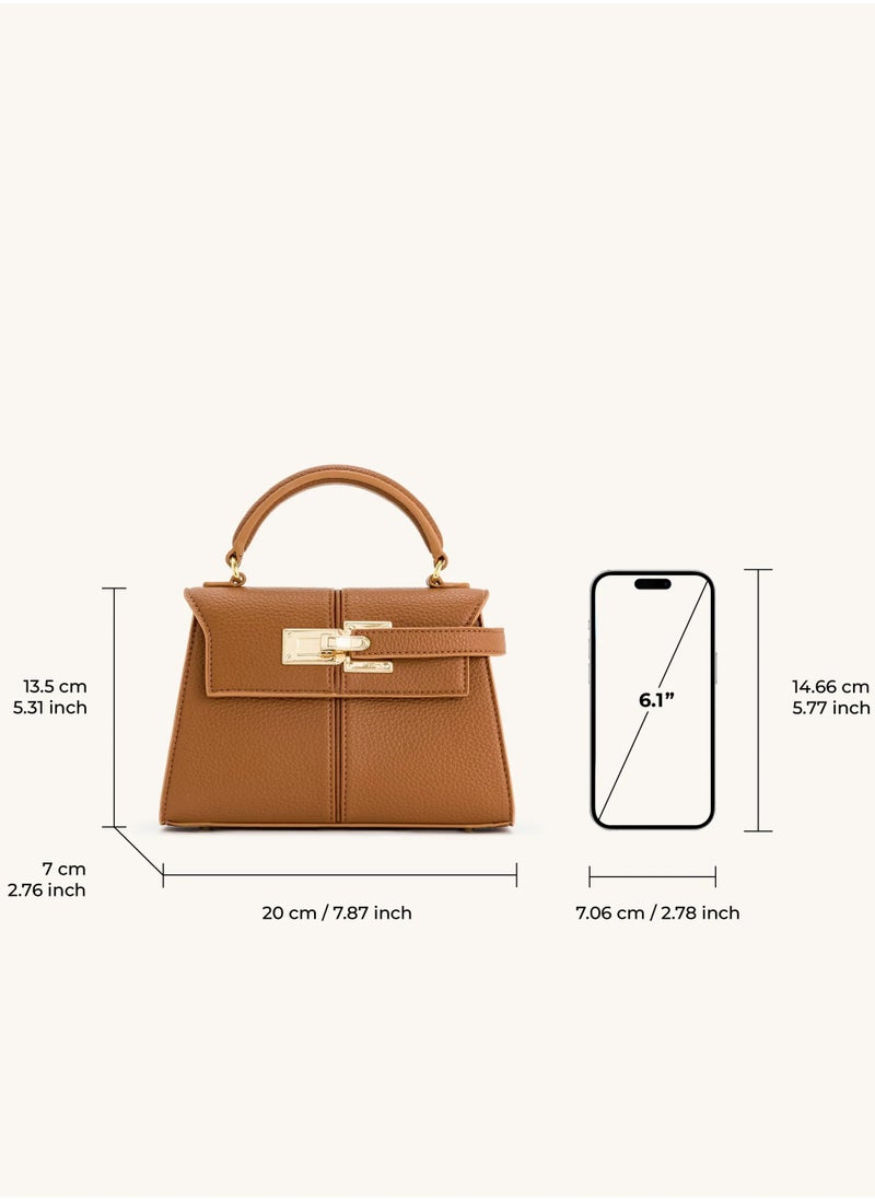 PEI Elise Handbag-Brown