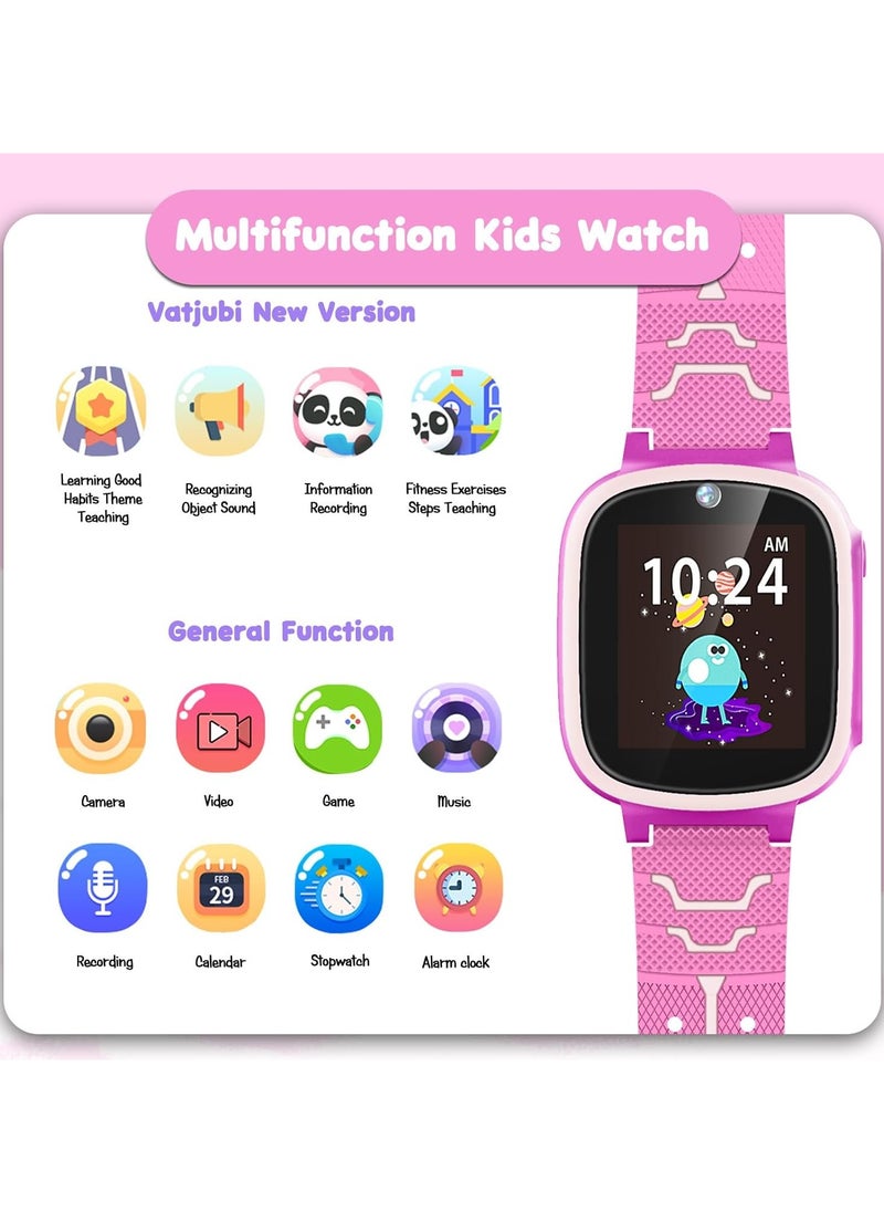 Kids Watch Gifts for 3 4 5 6 7 8 9 Year Old Girls Boys,Toys for Girl Boys Age 4-9,Smart Watch for Kids with Touchscreen Camera Video Music Games Alarm