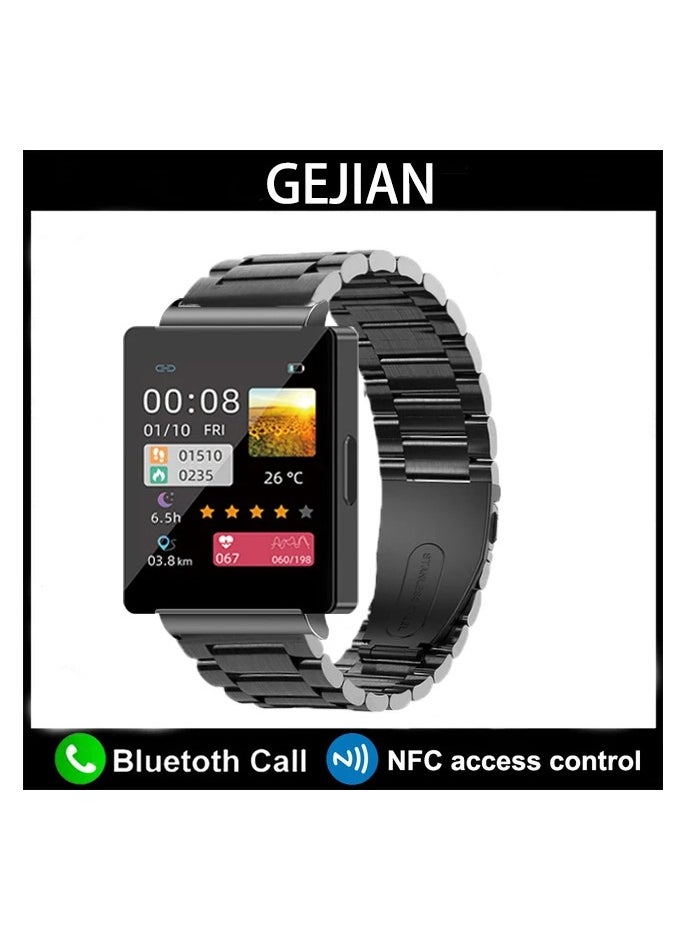 NFC Bluetooth Sports Watch Bracelet with Health Monitoring for Blood Sugar Blood Pressure Heart Rate Sleep and Body Temperature