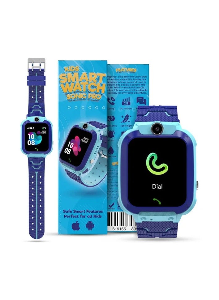 Kids Smart Watch Pro - Best Toy For Kids - Activity Tracker - GPS Tracker, Storm Aqua