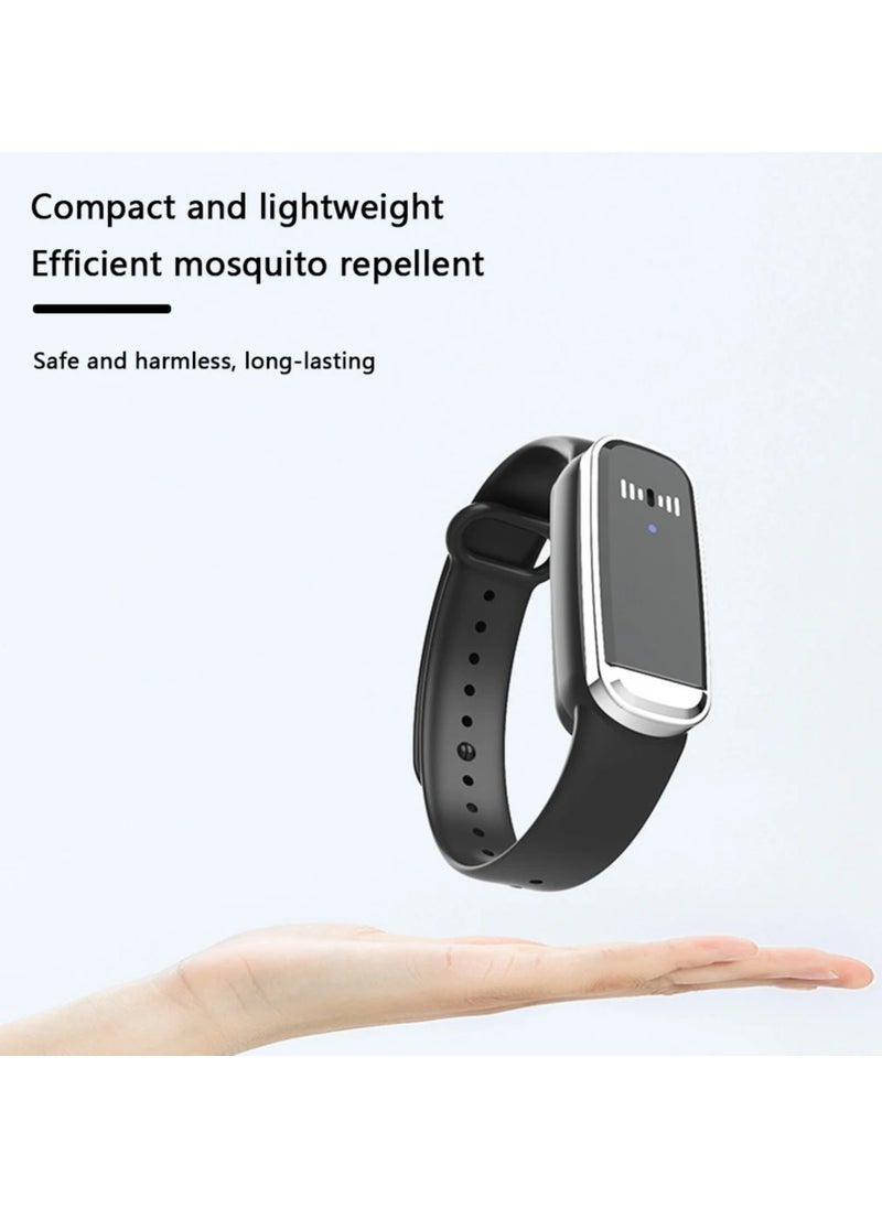 Ultrasonic Smart Prevent Mosquitoes Wrist Watch High-Tech Prevent Mosquitoes Watch Summer Indoor Outdoor Multifunction Wristband