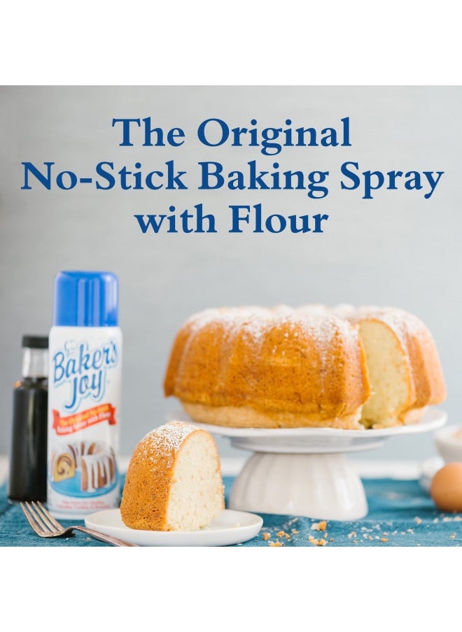 Baker'S Joy The Original No-Stick Baking Spray With Flour 5 Oz. Can