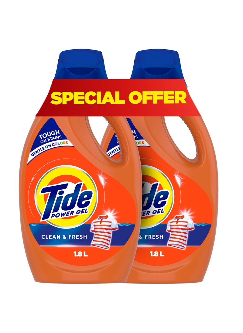 Clean And Fresh Liquid Detergent Pack of 2