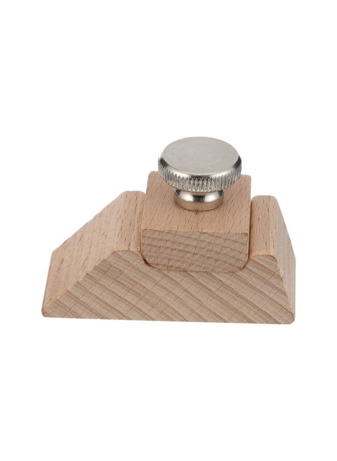 Wooden Sanding Block Wood Sand Paper Retainer Leather Polishing Tool for Woodworking Furniture Restoration 6x3. 8cm