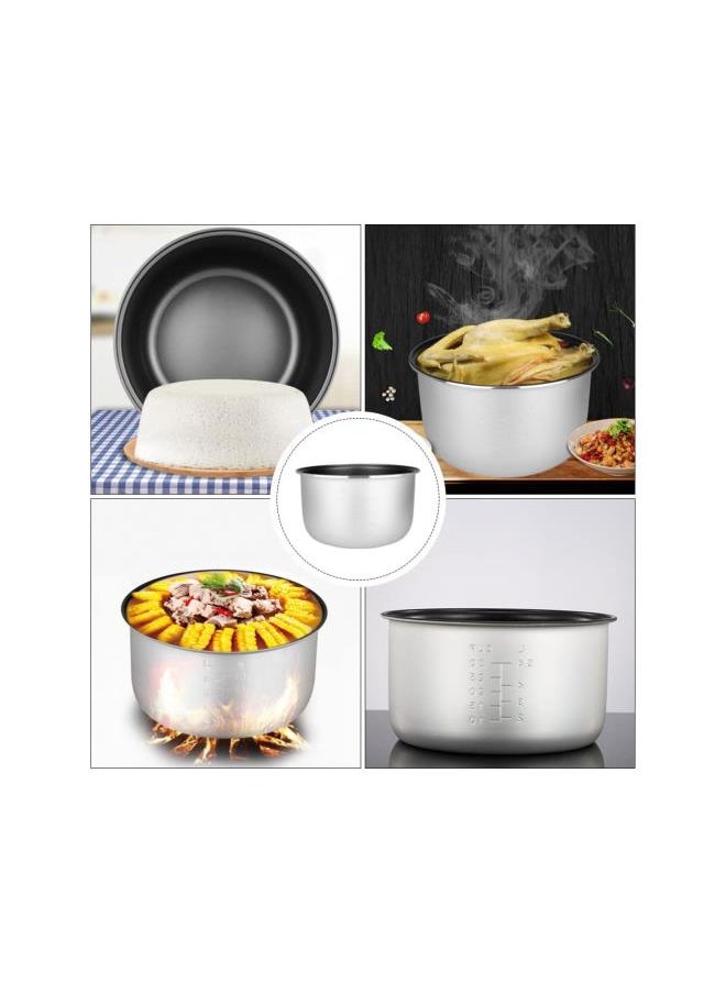 Rice Cooker Inner Pot Rice Cooker Liner Non- stick Rice Cooking Container Rice Maker Accessories for Rice Maker Cooker 2 L