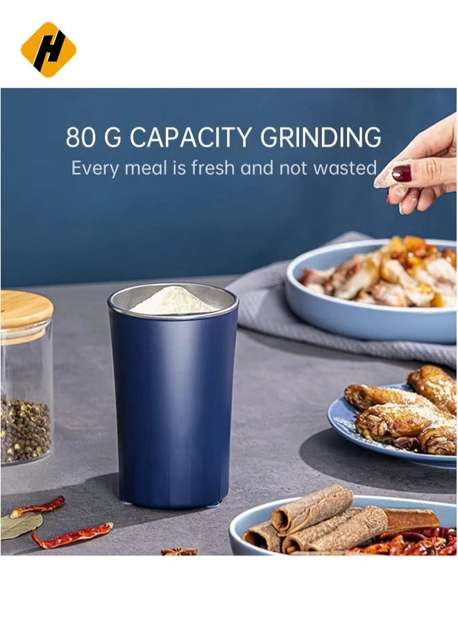 Electric Dried Spice and Coffee Grinder, Grinder and Chopper Crusher for Home,Detachable Cup, diswash Free, Blade & Cup Made with stianlees Steel