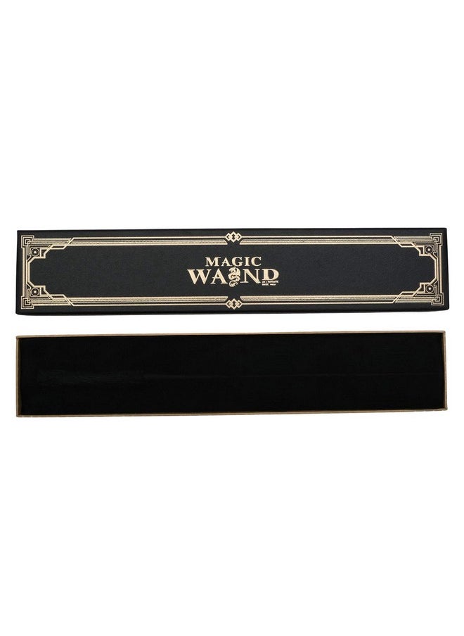 Premium Polyresin & Metal Magic Wand Wizard Sorcerer’S Wand With Ribbon Box, Style 02