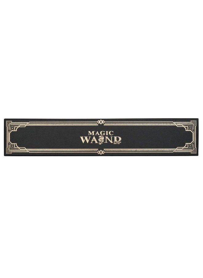 Premium Polyresin & Metal Magic Wand Wizard Sorcerer’S Wand With Ribbon Box, Style 04