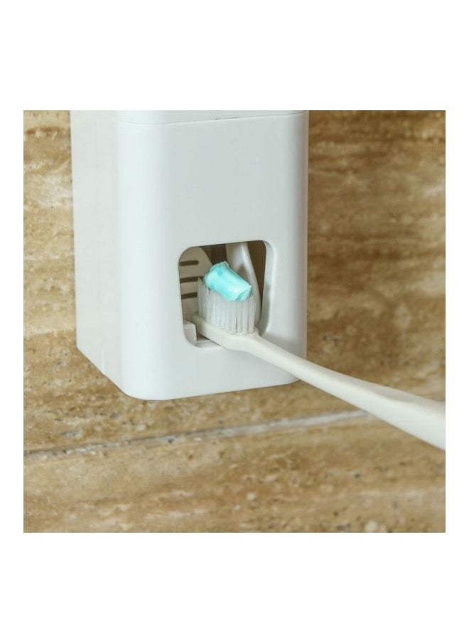 Multi-Function Toothpaste Machine White 6 x 6 x 10cm