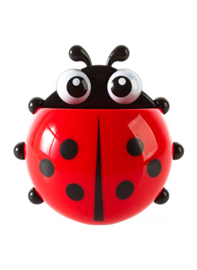 Ladybug Insect Toothbrush Holder Red 13.5x11cm