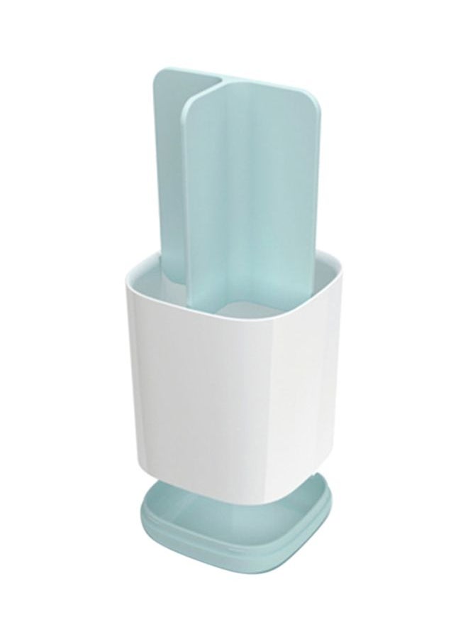 Easy-Store Toothbrush Holder White/Blue 90x127x90mm