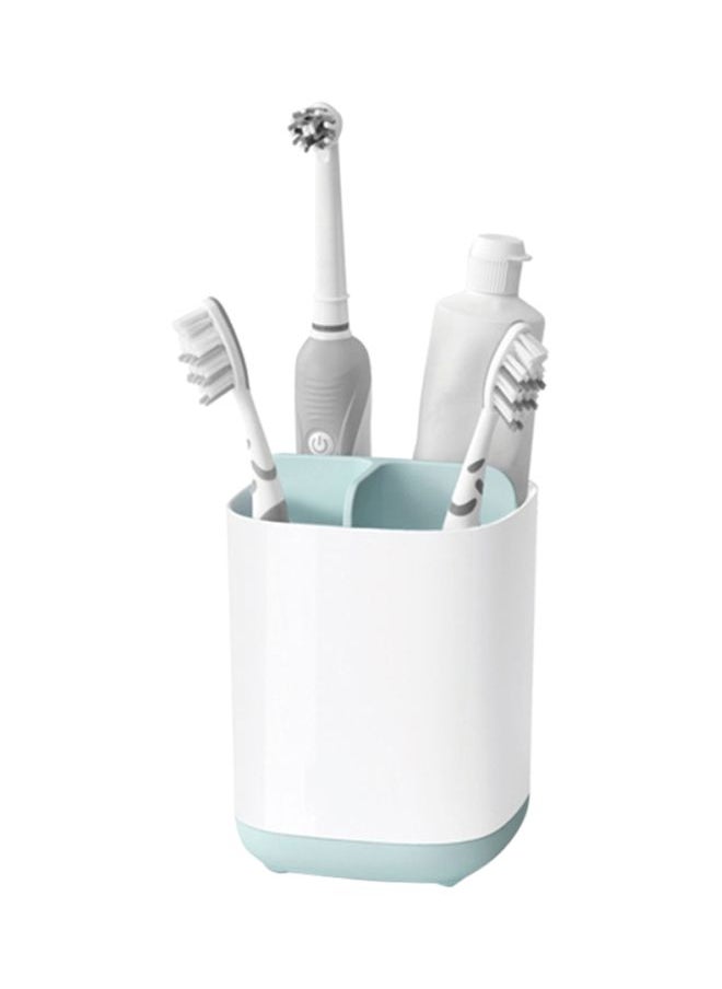 Easy-Store Toothbrush Holder White/Blue 90x127x90mm