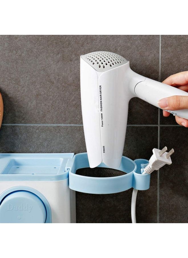 Multi-functional Toothbrush Holder Blue/White 32x11x18cm