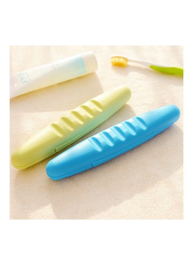 Leaky Lock Toothbrush Box Blue 21 x 3.5 x 3cm