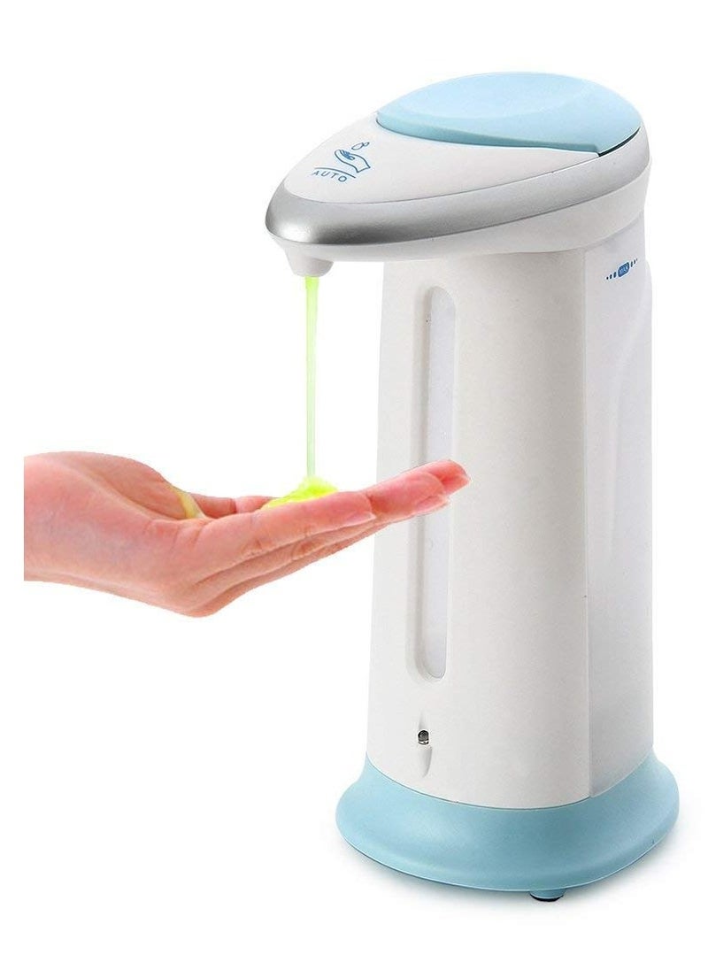 Touchless Automatic Soap Dispenser - Countertop Liquid Dispenser with Waterproof Base, Ideal for Kitchen & Bathroom, Supports Soap, Lotion & Sanitizer, Light-Up & Chime Technology - Cheerful Gifts Soap Magic