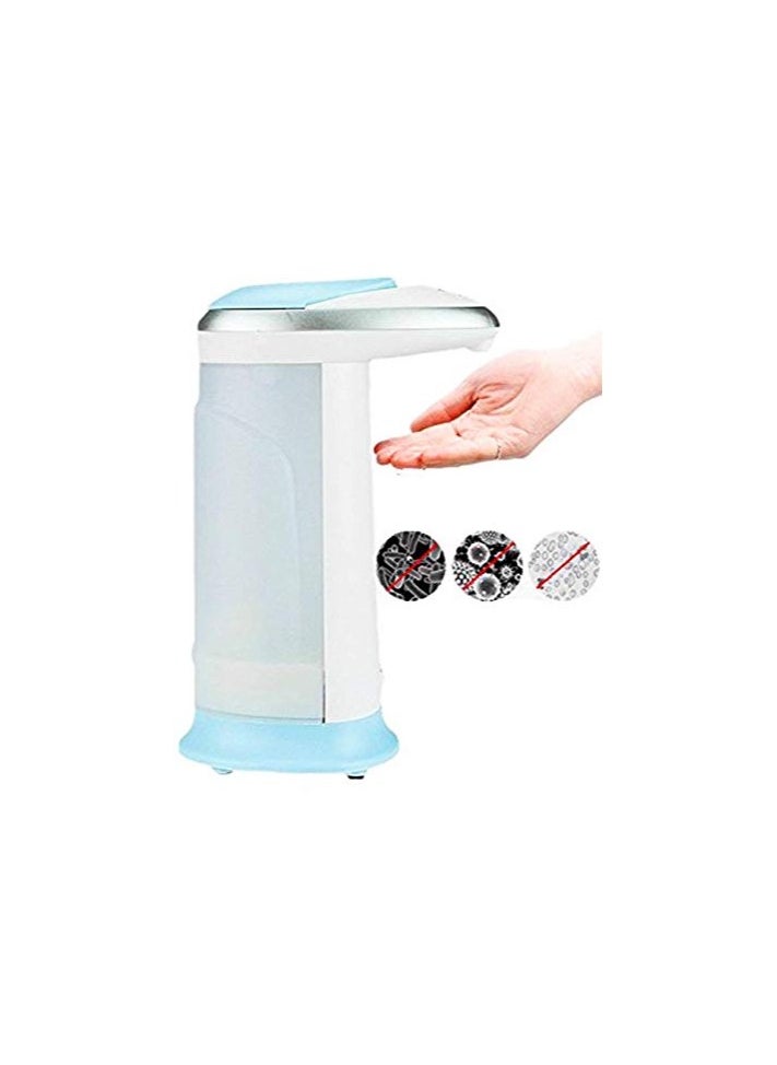 Touchless Automatic Soap Dispenser - Countertop Liquid Dispenser with Waterproof Base, Ideal for Kitchen & Bathroom, Supports Soap, Lotion & Sanitizer, Light-Up & Chime Technology - Cheerful Gifts Soap Magic