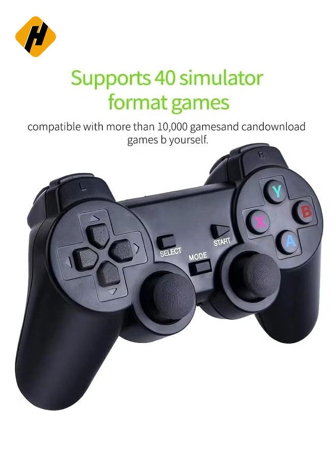 Wireless Game Console 2.4G HD Arcade PS1 Home TV Mini Game Console U Bao Retro Game Console Wireless Gamepad Controller 64G (new package)