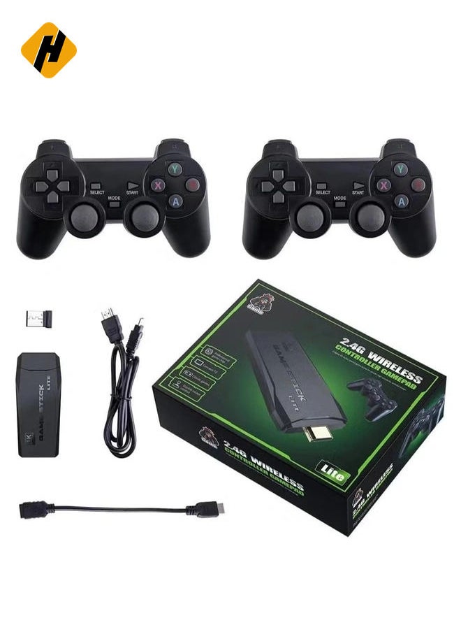 ELTERAZONE 64G Retro Game Console, HD Classic Game Console, 10000+ Built-in Games, 9 Emulators Console, HDMI Output TV Video Games, High Definition Game Console with Dual 2.4G Wireless Controllers