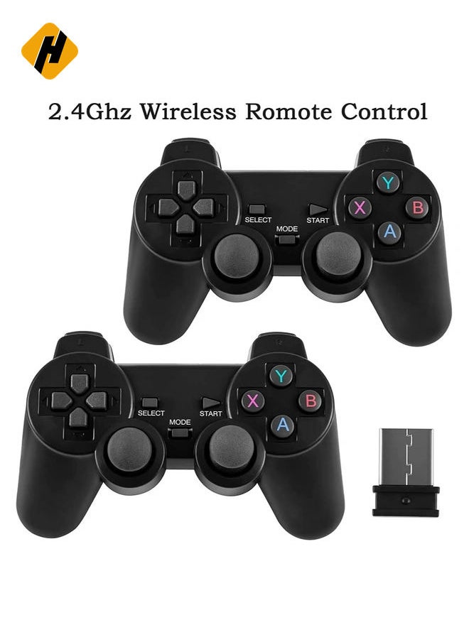 Wireless HDMI High-Definition Game Console,Built-in 10000+ Games with Hidden USB Flash Drive Design ,Plug and Play Video Game Stick,Supports 9 emulators, 64G