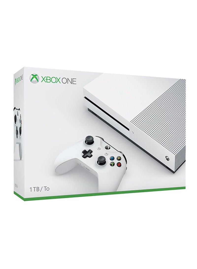 Renewed - Xbox One S 1TB Console With Bluetooth Controller White