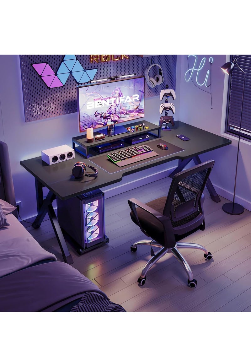 Desktop Computer Desk,Home Office Desk,Versatile Gaming and Study Solution for Modern Homes,Ideal for Students and Gamers, Spacious and Functional（100x60x75cm）