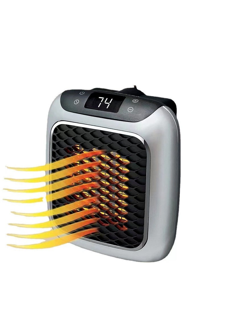 Space Heater, Portable Electric Space Fan Hearter with Thermostat, Easy Grip