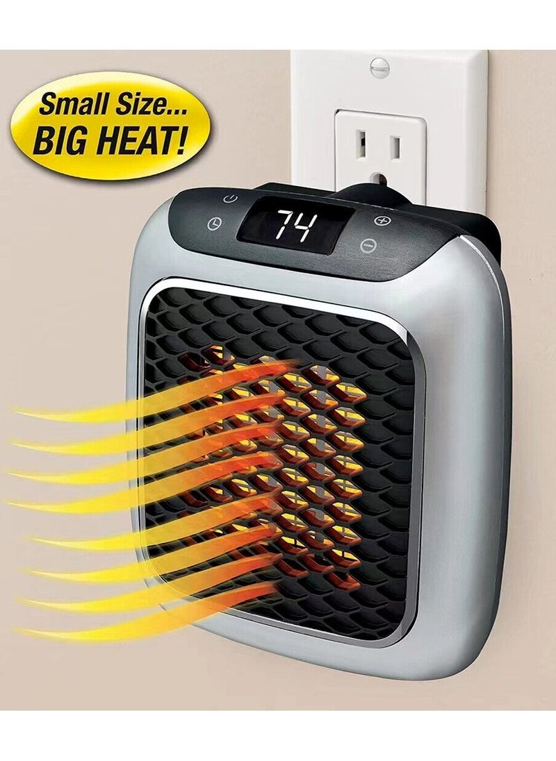 Electric Heater Portable Heater Plug In Wall Heating 800w Mini Fan Heater Space Heater Quiet For School Office