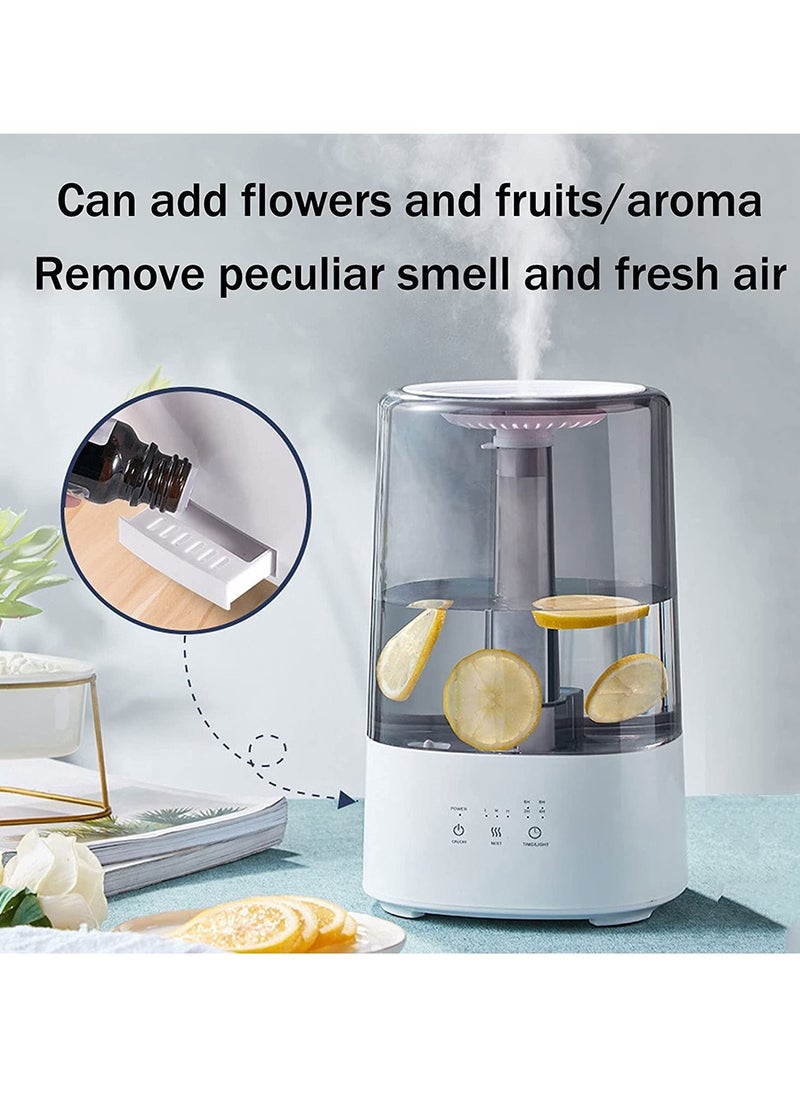 Waterless Auto Shut Off Ultrasonic Air Humidifier for Bedroom and Home