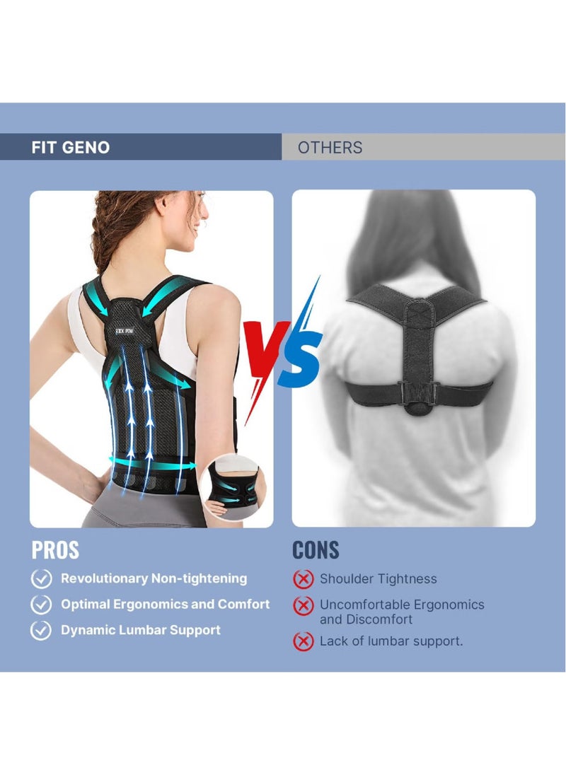 Back Brace and Posture Corrector for Women and Men Back Straightener Posture Corrector Scoliosis and Hunchback Correction Back Pain Spine Corrector Support Adjustable Posture Trainer