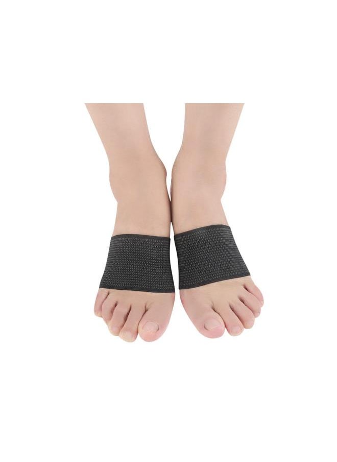 Compression Arch Support Foot and Heel Pain Relief Sleeves Elastic Breathable Wrap 2Pcs