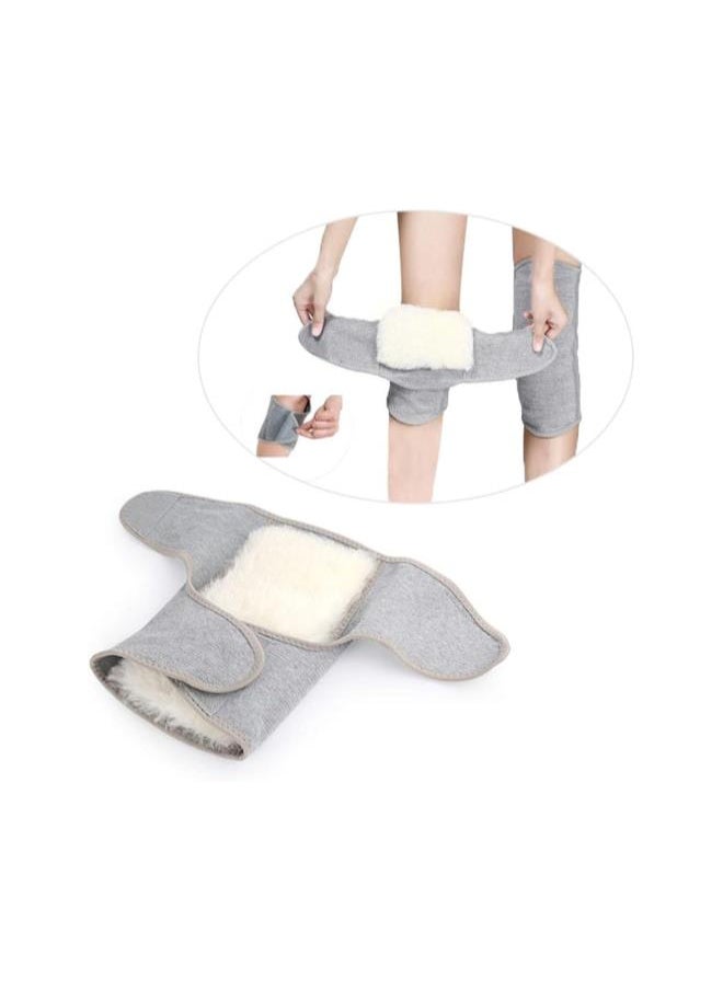 2pcs Thicken Cashmere Wool Warm Thermal Knee Warmers Leg Warmers Sleeve Knee Brace Support Pads for Arthritis Dance Yoga (XL)