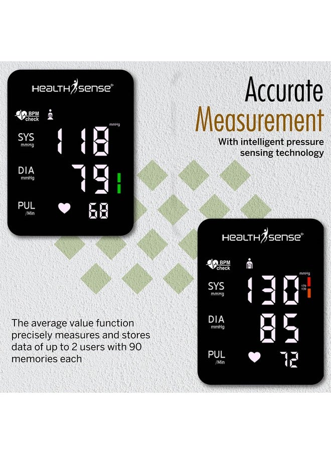 Heart-Mate Bp144 Upper Arm Automatic Digital Talking Blood Pressure Monitor, Heart Rate Machine & Pulse Checking Meter For Accurate Home Monitoring With 1 Year Warranty, Batteries Included (White)