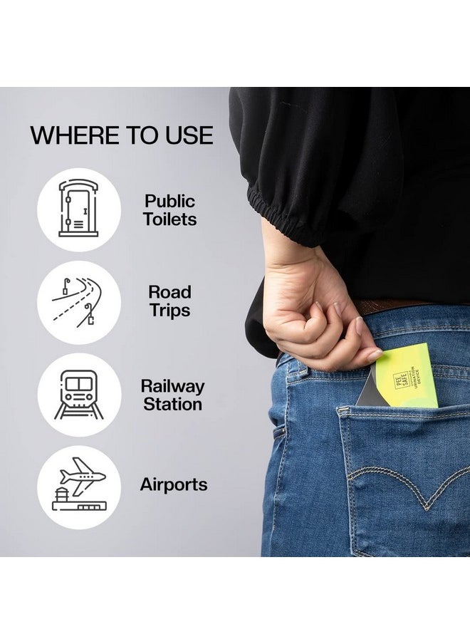 Pee Safe Foldable & Disposable Female Urination Device - 24 Units | For Women, Pregnant Women, Joint Pain Patients & Travelers | Easy To Carry | Reduces The Risk Of Uti