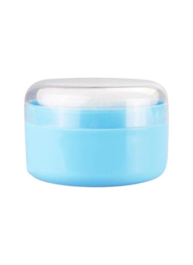 1pc Powder Puff Box Body Powder Container with Powder Puffs and Sifter Perfect for Travel