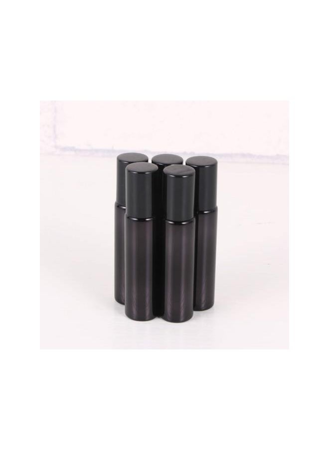 10pcs 10ml Glass Essential Oil Roller Bottles with Stainless Steel Roller Balls and Lid for Essential Oil